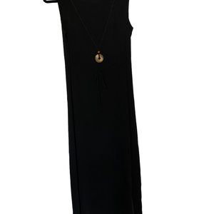Long Black Casual Dress